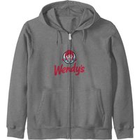 Wendys Fast Food Restaurant Logo Zip Hoodies