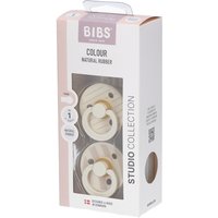 Bibs Studio Colour 2 Pack Pin - Ivory Vanilla Mix | +0 mois