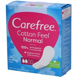 Salvaslip Carefree Cotton Feel Normal Aloe, 56 Pz.