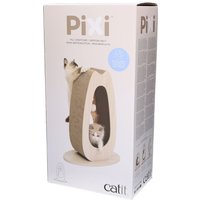 Catit Pixi Griffoir haut pour chat avec balle et carton remplaçable
