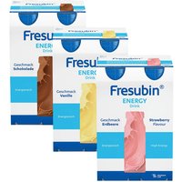 Fresubin Energy Trinknahrung Schokolade, Vanille & Erdbeere Fresubin Energy Trinknahrung Schokolade, Vanille & Erdbeere