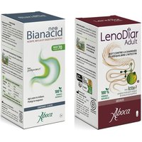 Set Neobianacid Menthe Comprimes - Brûlures d'estomac, Reflux acide et Digestion difficile + Lenodiar Adulte