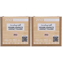 ZAO Recharge Poudre compacte 302 Beige rosé