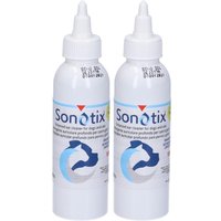 Sonotix Detergente Auricolare Profondo Cani E Gatti 120 Ml + Cannula Corta Rigida + Cannula Lunga Flessibile