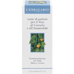 Latte Di Pulizia Viso Al Cetriolo E Amamelide 125 Ml