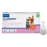Virbac Allerderm Spot On Cani sotto 10 Kg - 6 Pipette da 2ml