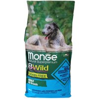 Monge Grain Free Natural Superpremium Secco Cane All Breeds Acciughe Patate Piselli 12 Kg