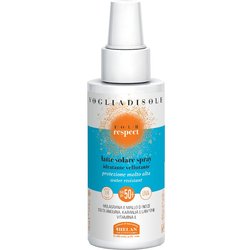 Helan, Vogliadisole Respect - Crema Solare 50+ Spray, Alta Protezione Solare 50+ Contro Eritemi E Scottature, Crema Corpo Profumata Idratante Water Resistant Con Vitamina E Contro Raggi Uva/Uvb 150 Ml
