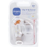 MAM Clip It! & Cover Clip per Succhietto 0+ Mesi