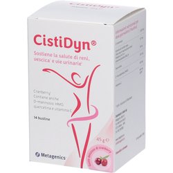 Metagenics Cistidyn Integratore Per Reni Vescica E Vie Urinarie, 14 Bustine