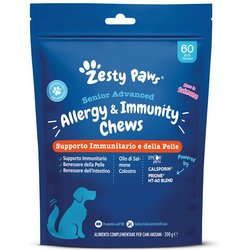 Zesty Paws Senior Advanced Allergy & Immunity 60 Chews Salmon