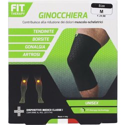 Fit Therapy Ginocchiera Nero M