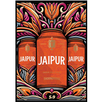 Jaipur Illustrated Poster