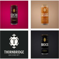 Thornbridge Brewery Into The Dark Stout Porter Selection 12 Pack