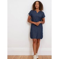 Kite - Womens Organic Cotton Chettle Denim Dress Navy - Relaxed Fit - Sizes 6-20
