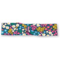 Kite - Girls Organic Cotton Hairband - Flower Patch Bowband Navy - 0-13y