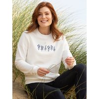 Kite - Womens Organic Cotton Whitecliff Sweatshirt Cream - Round Neck - XS-XL