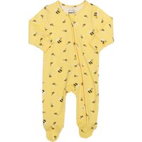 Kite - Baby Organic Cotton Babygrows - Bumble Sleepsuit Yellow - Newborn-2y