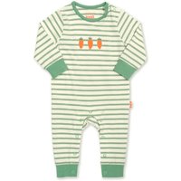Kite - Baby Organic Cotton Carroty Romper Green - Stripe - Newborn-2y