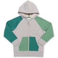 Kite - Boys Organic Cotton Colour Block Hoody Grey - Long Sleeve - 3-13y