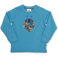 Kite - Girls Organic Cotton Love Bug Sweatshirt Blue - Long Sleeve - 0-13y