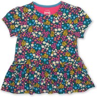 Kite - Girls Organic Cotton Top - Flower Patch Tunic - Short Sleeve - 0-13y