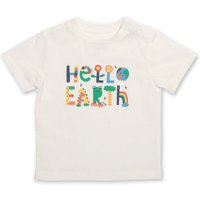 Kite - Kids Organic Cotton Hello Earth T-Shirt Cream - Short Sleeve - 0-13y