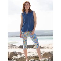 Kite - Womens Organic Cotton Holt Cropped Leggings Panthera - Midi - Sizes 6-20
