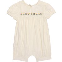 Kite - Baby Girls Organic Cotton Little Bud Romper Cream - Newborn-2y