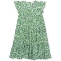 Kite - Girls Organic Cotton Ditsy Fields Dress Green - Tiered - 0-13y