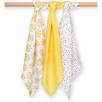 Kite - Baby Organic Cotton Sunshine Muslins - 3-Pack - One Size