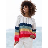 Kite - Womens Organic Cotton Hermitage Knit Jumper Rainbow - Long Sleeve - XS-XL