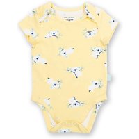 Kite - Baby Organic Cotton Vest - Koala Time Bodysuit Yellow - Short Sleeve - Newborn-2y
