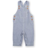 Kite - Baby Organic Cotton Ticking Dungarees Navy - Newborn-2y