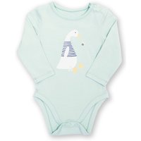 Kite - Baby Organic Cotton Vest - Little Goose Bodysuit Green - Long Sleeve - Newborn-2y
