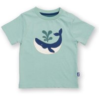 Kite - Boys Organic Cotton Top - Wonder Whale T-Shirt Green - Short Sleeve - 3m-6y