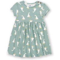 Kite - Girls Organic Cotton Little Goose Dress Green - Short Sleeve - 3m-6y