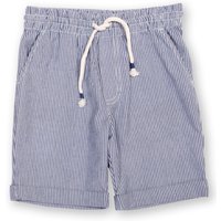Kite - Boys Organic Cotton Ticking Shorts Navy - 3m-13y