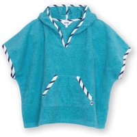 Kite - Kids Organic Cotton Towelling Cover Up Blue - Batwing Sleeves - 0-13y