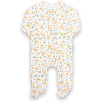 Kite - Baby Organic Cotton Babygrow - Hello Giraffe Sleepsuit - Long Sleeve - Newborn-2y