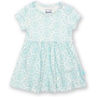 Kite - Baby Girls Organic Cotton Heritage Floral Bodydress Blue - Short Sleeve - Newborn-2y