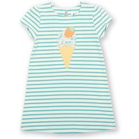 Kite - Girls Organic Cotton Strawberry Sorbet Dress Blue - Short Sleeve - 3m-6y