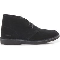 Legend Footwear Get 42% Discount on Clarks Desert Boot Evo Suede LaceUp Boots Black UK 105