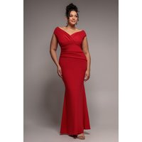 Bardot Pleated Maxi Dress
