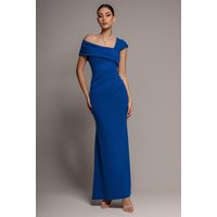 One Shoulder Evening Maxi Dress Royal Blue