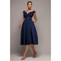Corset Fit & Flare Midi Dress