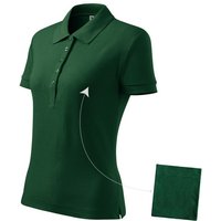 Women's Cotton Polo Shirt (Dark Green)