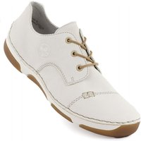 Rieker 55920-80 comfortable white women's shoes
