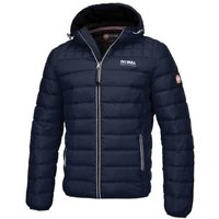 Pit Bull West Coast Padded Seacoast Men's Winter Jacket Navy Blue with Hood