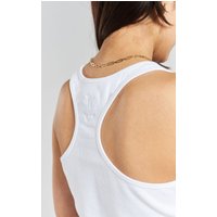 Teasel ribbed ethical-cotton vest - Glacier White